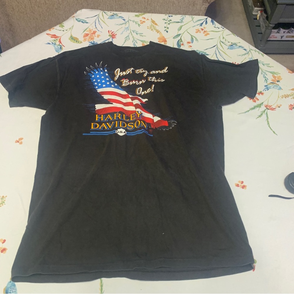 Vintage Harley Davidson Motorcycle Short Sleeve Tee